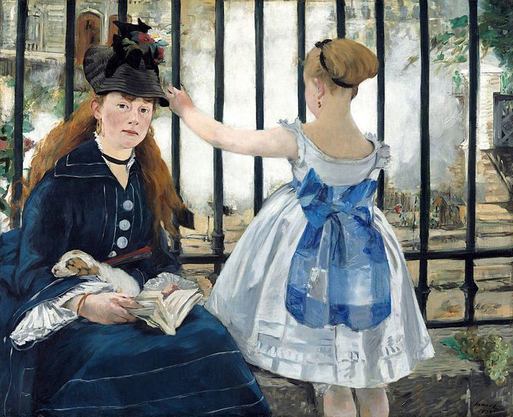 Edouard Manet, Le Chemin de fer, 1872-1873, National Gallery of Art, Washington