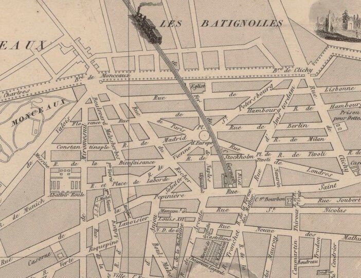 Installée depuis 1837, La gare Saint Lazare, Renard,
